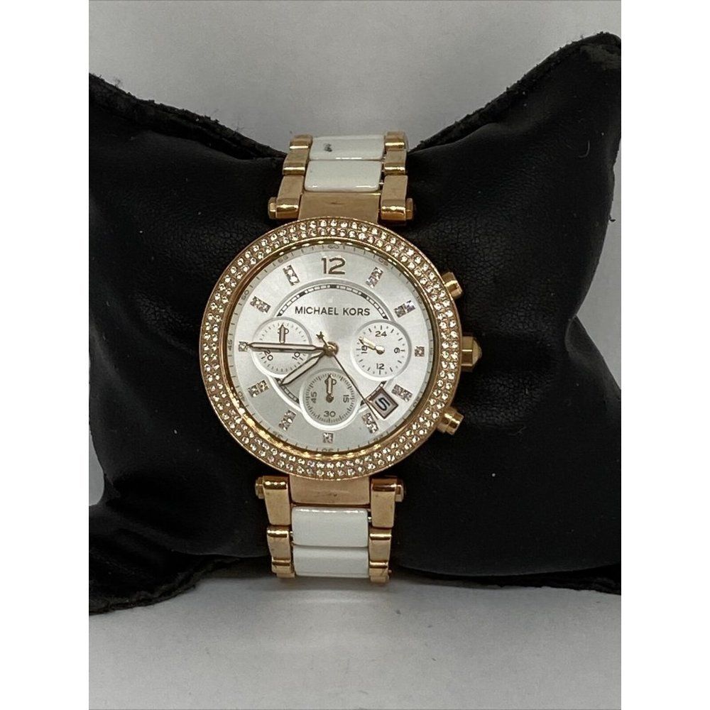 Michael Kors MK5774 Women Two Tone Stainles Steel